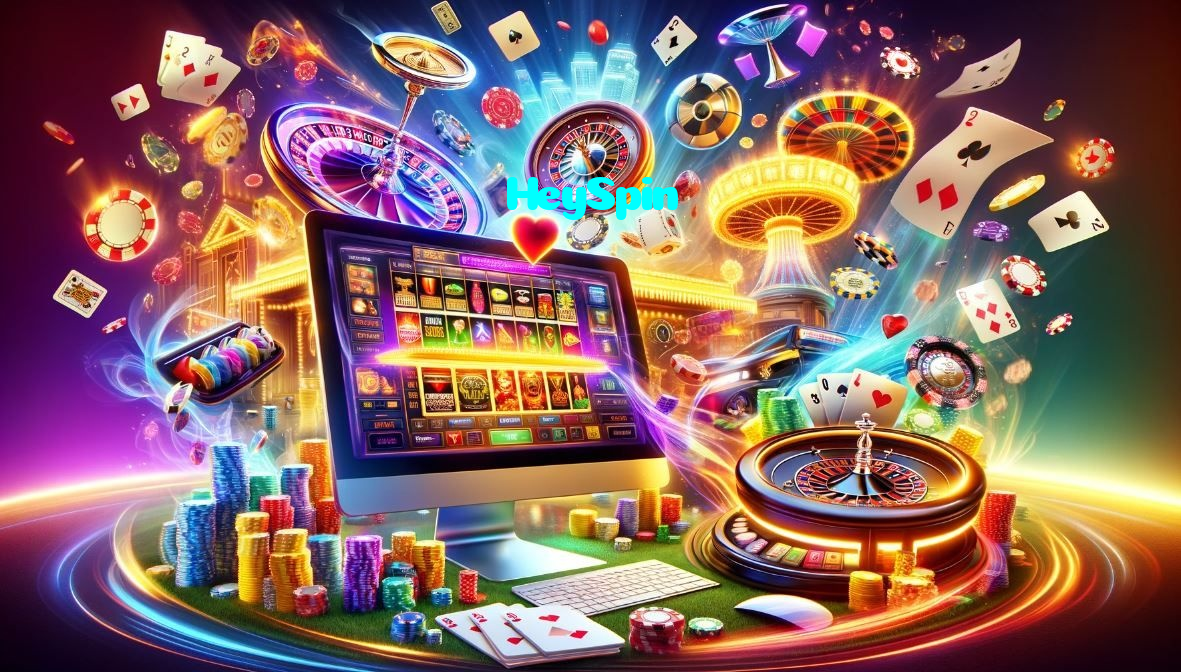 available types of HeySpin bet including pre-match live express and system bets
